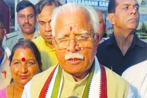 हार की समीक्षा की जाएगी, हरियाणा में भाजपा की सीटें कम होने पर बोले मनोहर लाल