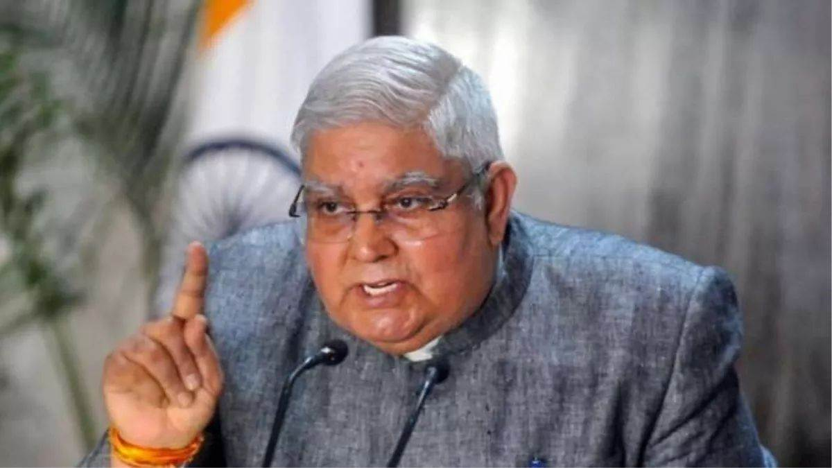 उपराष्ट्रपति जगदीप धनखड़ ने छात्रों के बीच एक “नई बीमारी” फैलने की चेतावनी दी और कहा कि यह सच है